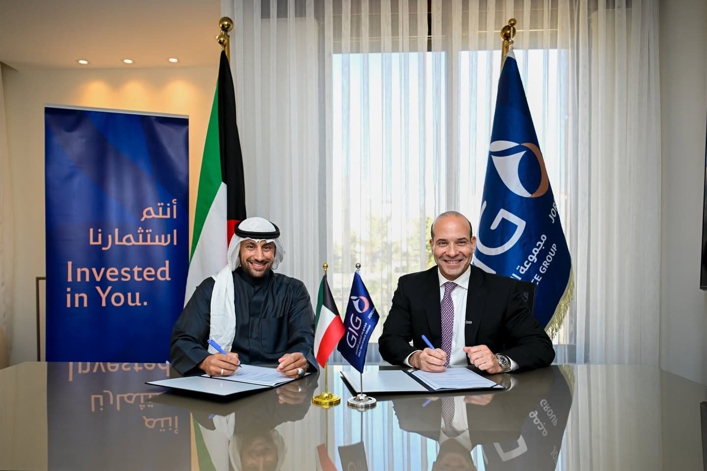 Gulf Insurance Group – Jordan Signed a Health Insurance Agreement with the Kuwaiti Cultural Office of the Embassy of Kuwait in Amman