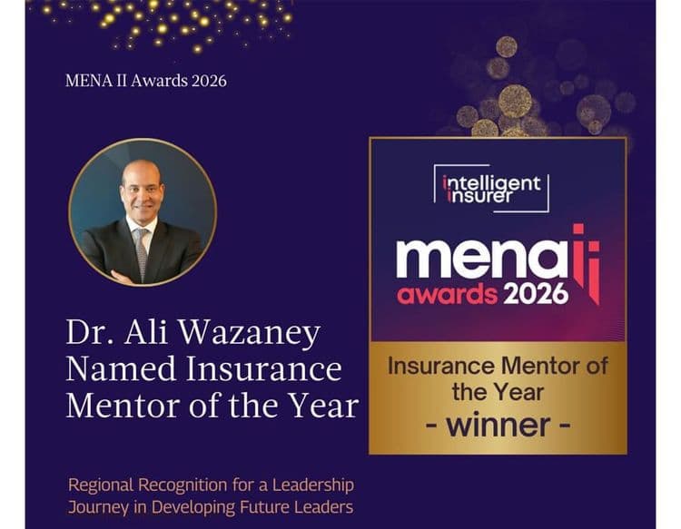 Gulf Insurance Group – Jordan CEO, Dr. Ali Wazaney, Honored as Insurance Mentor of the Year 2026